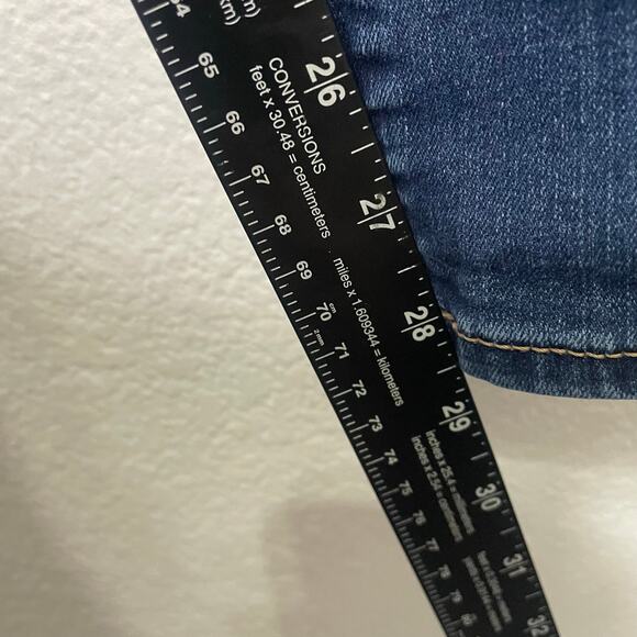 Ann Taylor LOFT Womens Jeans Size 29 Denim Blue Curvy Skinny Dark Wash Casual - Picture 6 of 15